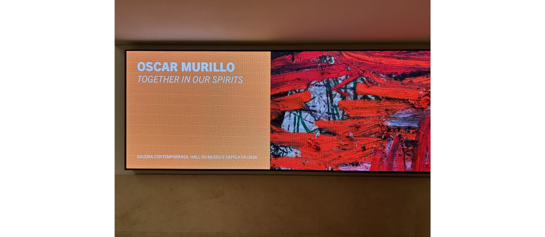 Exposición de Óscar Murillo en la Fundación Serralves. Foto: Embajada de Colombia en Portugal.