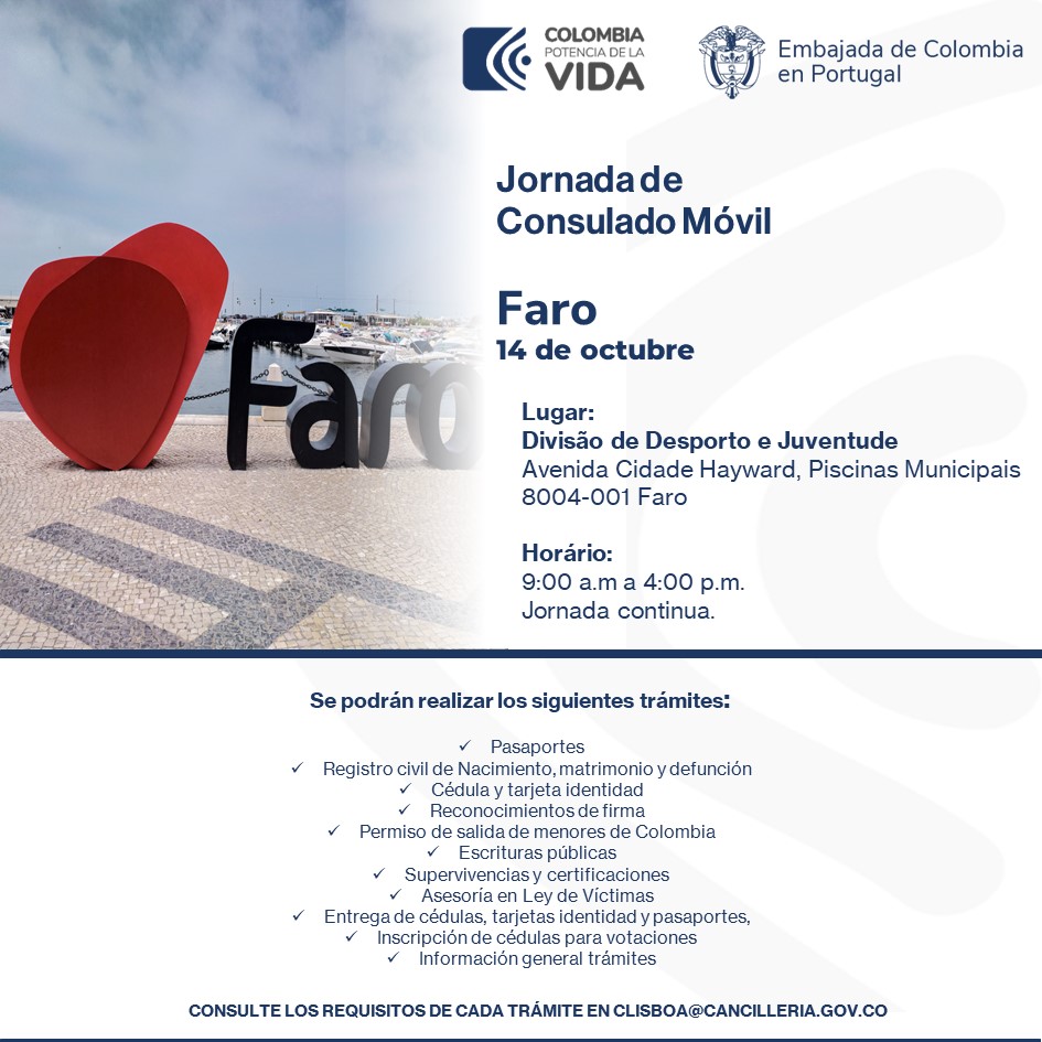 Consulado Móvil en Faro