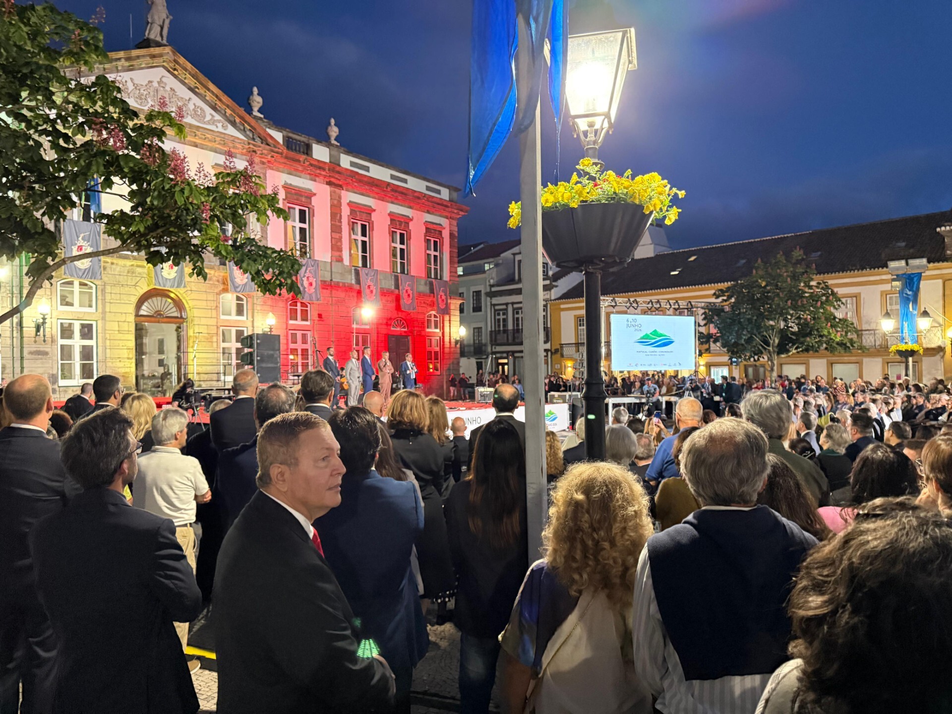 El Embajador de Colombia en Portugal, Germán Grisales, asiste a los actos conmemorativos con motivo de la celebración del Día Nacional de Portugal, de Camões y de las Comunidades Portuguesas, que tuvo lugar en Angra de Heroísmo en la Isla Tercera, Archipiélago de las Azores. (Foto: Germán Camilo Grisales, Embajada de Colombia en Portugal).