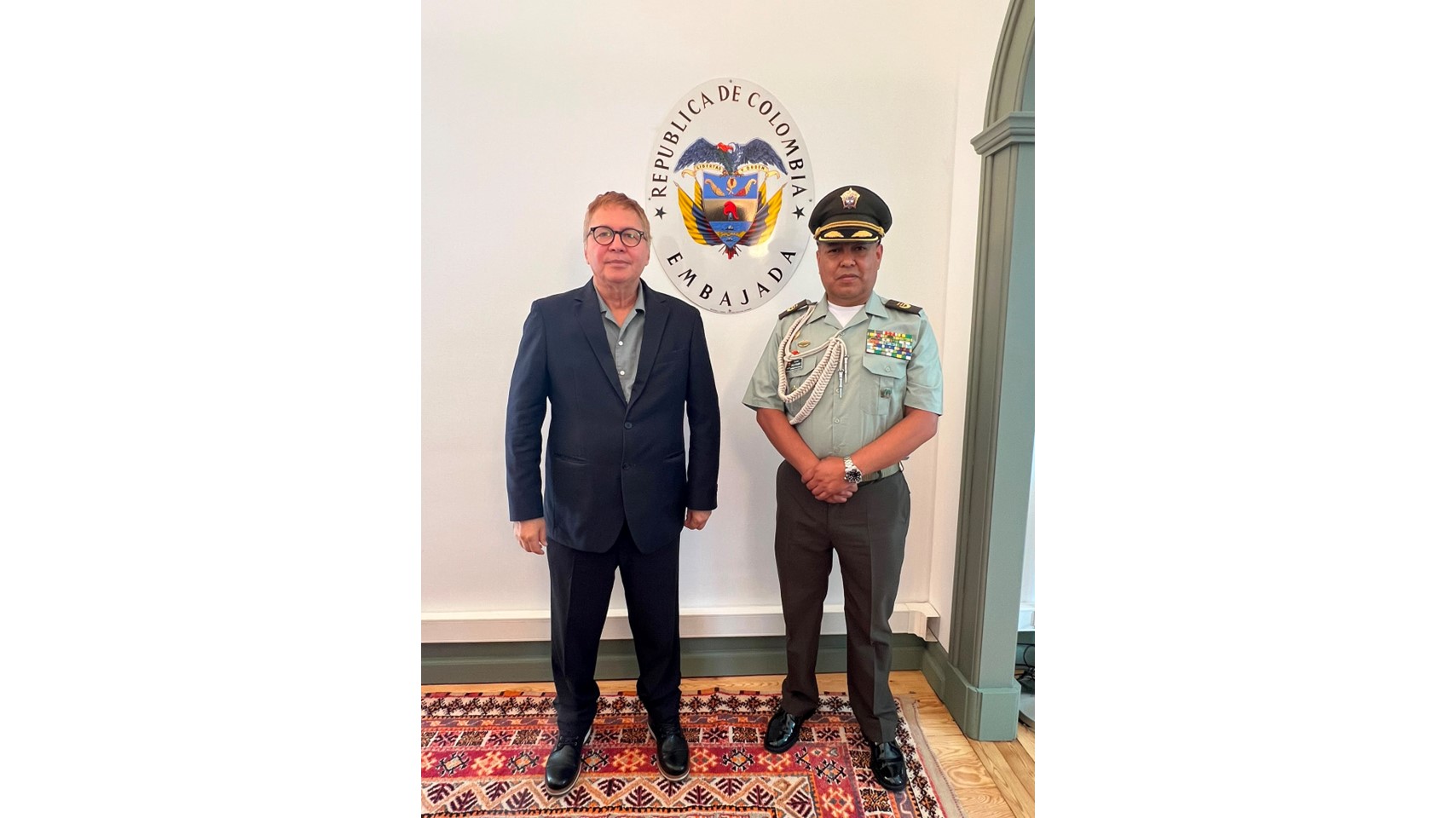 Embajador de Colombia en Portugal posesionó al nuevo Agregado de la Policía Nacional