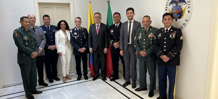 Embajada de Colombia promueve relacionamiento de Secretarios de las Agregadurías Militares