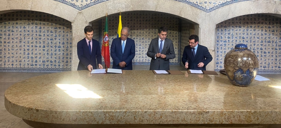 Colombia y Portugal afianzan su relación diplomática con la suscripción de dos acuerdos bilaterales