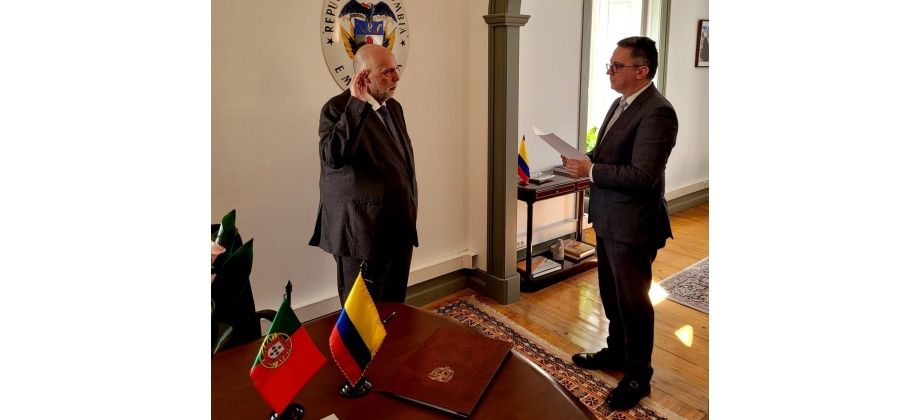 José Fernando Bautista tomó posesión como Embajador de Colombia ante la República Portuguesa