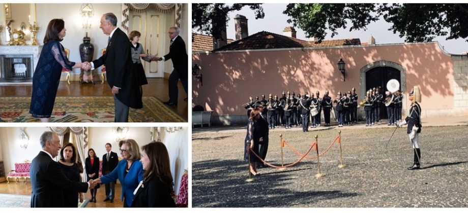 La Embajadora de Colombia, María Elvira Pombo, presentó cartas credenciales ante el Presidente de Portugal